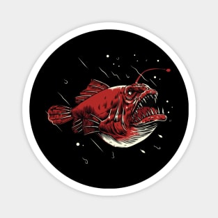 Anglerfish Light Darkness Magnet